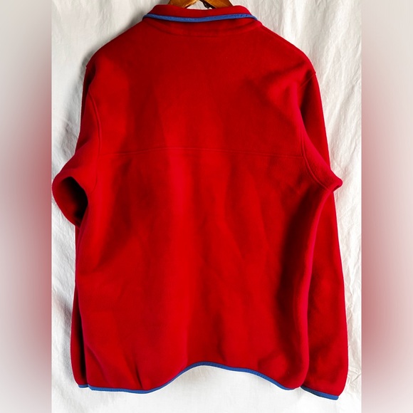 Patagonia Synchilla Snap T Pullover Fleece Sweater Pink Womens Size Large Y2K 08 - Picture 14 of 16